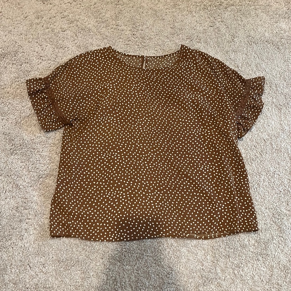 Shein Short sleeve ruffles shirt